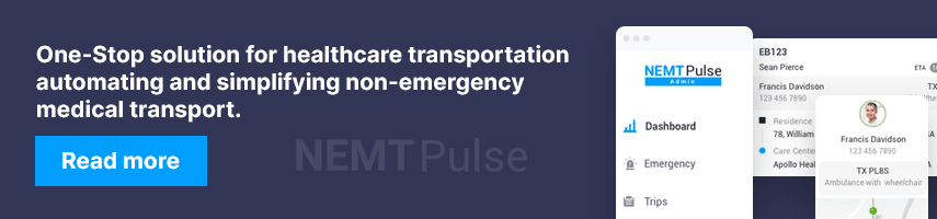 One-Stop solution for healthcare transportation automating and simplifying non-emergency medical transport. 