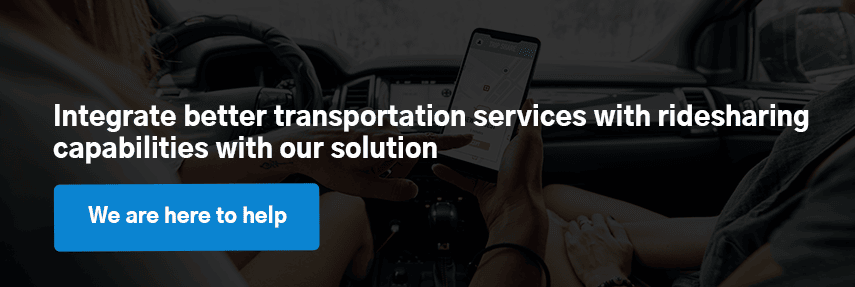 Integrate better transportation services with ridesharing capabilities with our solution
                                        